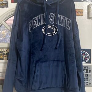 NWOT Penn state ladies velour hoodie. Size large.